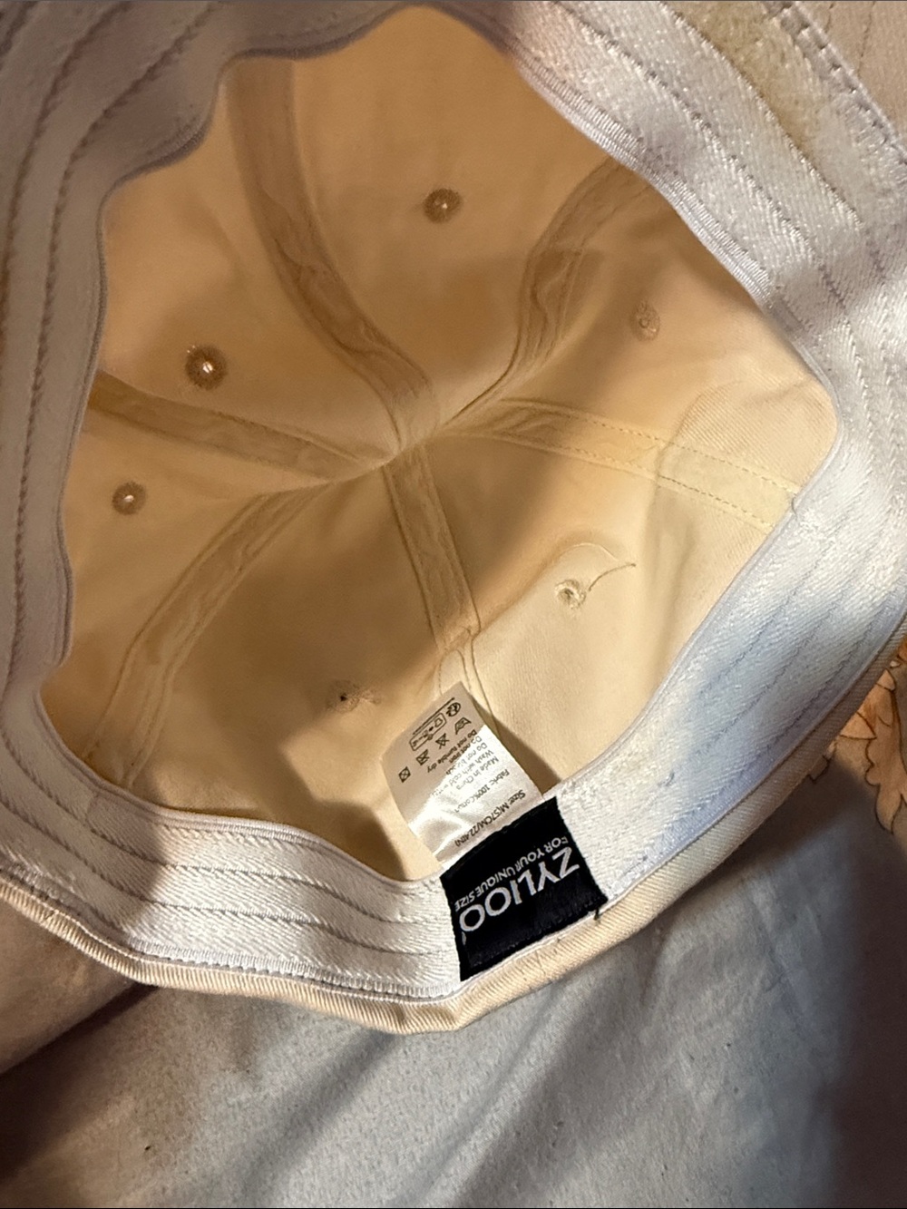 Classic Cream Baseball Cap for Men - Unbranded - Picture 2 of 3